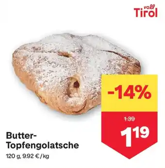 MPreis Butter- topfengolatsche Angebot