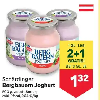 MPreis Schärdinger bergbauern joghurt Angebot