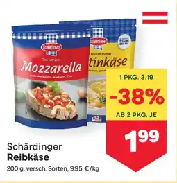 MPreis Schärdinger Reibkäse Angebot