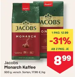 MPreis Jacobs Monarch Kaffee Angebot