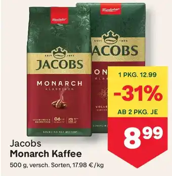 MPreis Jacobs Monarch Kaffee Angebot