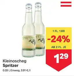 MPreis Kleinoscheg Spritzer Angebot