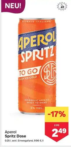 MPreis Aperol spritz dose Angebot