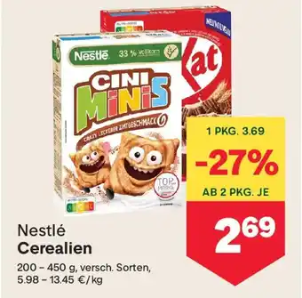 MPreis Nestlé Cerealien Angebot