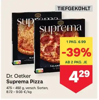 MPreis Dr. Oetker Suprema Pizza Angebot