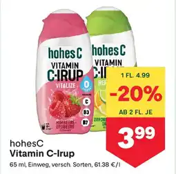 MPreis hohesC Vitamin C-Irup Angebot