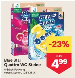 MPreis Blue Star Quattro WC Steine Angebot