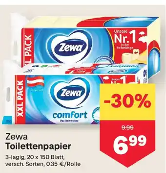 MPreis Zewa Toilettenpapier Angebot