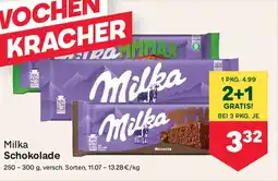 MPreis Milka Schokolade Angebot
