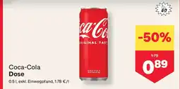 MPreis Coca-Cola Dose Angebot