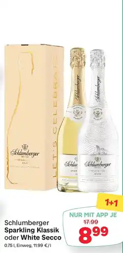 MPreis Schlumberger Sparkling Klassik oder White Secco Angebot