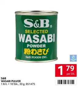 Transgourmet S&b wasabi pulver Angebot