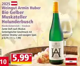 Norma 2025 Weingut Armin Huber Bio Gelber Muskateller Holunderbusch Angebot