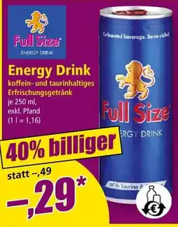 Norma Full Size Energy Drink Angebot