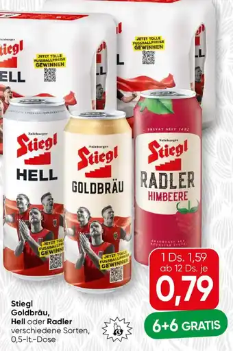 Stiegl Goldbräu, Hell oder Radler