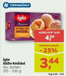 ADEG iglo Süße Knödel diu. Sorten Angebot