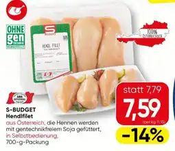 SPAR Gourmet S-BUDGET Hendlfilet Angebot