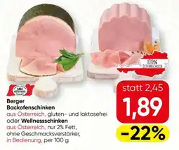 SPAR Gourmet Berger Backofenschinken Angebot