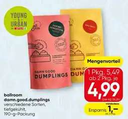 SPAR Gourmet ballroom damn.good.dumplings Angebot