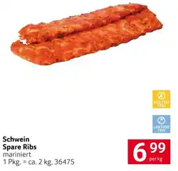 Transgourmet Schwein Spare Ribs Angebot
