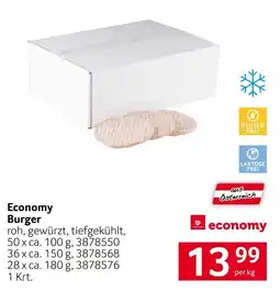 Transgourmet Economy Burger Angebot