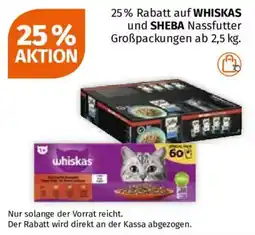 Müller auf WHISKAS und SHEBA Angebot