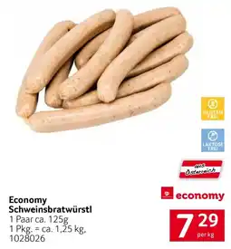 Transgourmet Economy Schweinsbratwürstl Angebot