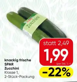 SPAR Gourmet Knackig frische spar zucchini Angebot