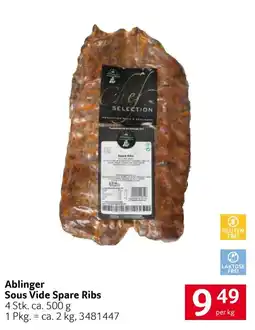 Transgourmet Sous Vide Spare Ribs Angebot