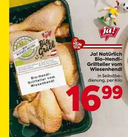 Billa Ja! natürlich bio-hendl- grillteller vom wiesenhendl Angebot