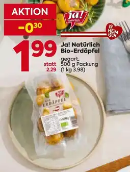Billa Ja! Natürlich Bio-Erdäpfel Angebot