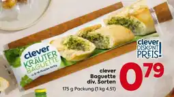 Billa clever Baguette div. Sorten Angebot