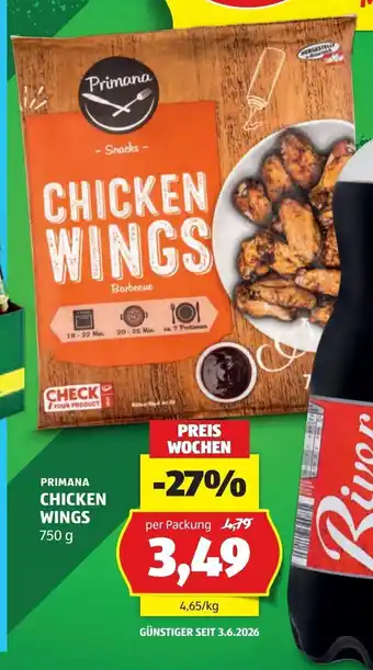 Hofer Primana chicken wings Angebot