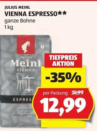 Hofer Julius meinl vienna espresso Angebot