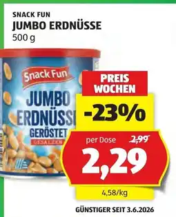 Hofer Jumbo erdnüsse Angebot