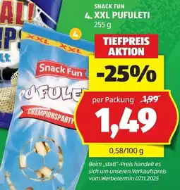 Hofer Xxl pufuleti Angebot