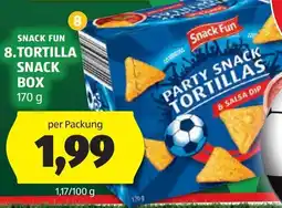 Hofer Tortilla snack box Angebot