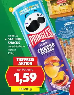 Hofer PRINGLES Stadium snacks Angebot