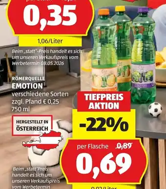 Hofer Römerquelle emotion Angebot