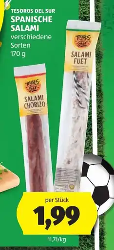 Hofer Tesoros del sur spanische salami Angebot