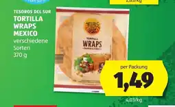 Hofer Tortilla wraps mexico Angebot