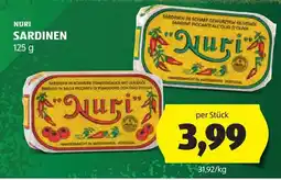 Hofer Nuri sardinen Angebot