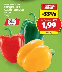 Hofer Hofer marktplatz paprika-mix aus österreich Angebot