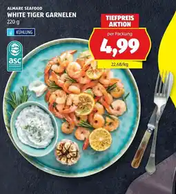 Hofer Almare seafood white tiger garnelen Angebot