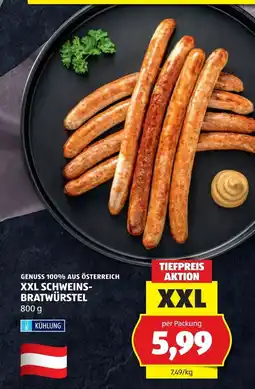Hofer Xxl schweins- bratwürstel Angebot