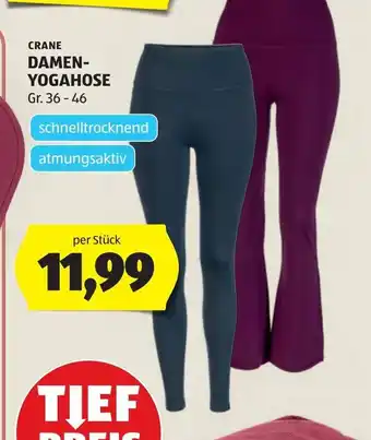 Crane damen- yogahose