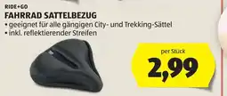 Hofer Ride+go fahrrad sattelbezug Angebot