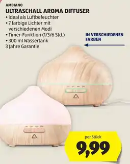 Hofer Ambiano ultraschall aroma diffuser Angebot