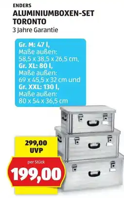 Hofer Enders aluminiumboxen-set toronto Angebot