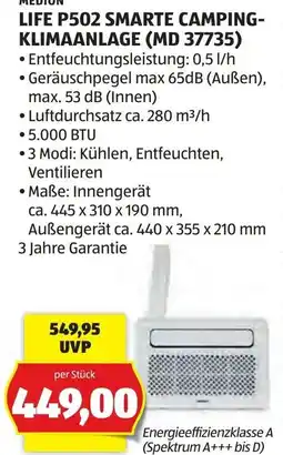 Hofer Life p502 smarte camping- klimaanlage (md 37735) Angebot